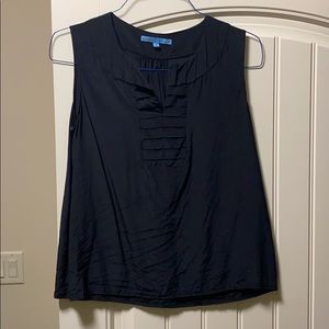 Antonio Melani Black silk tank